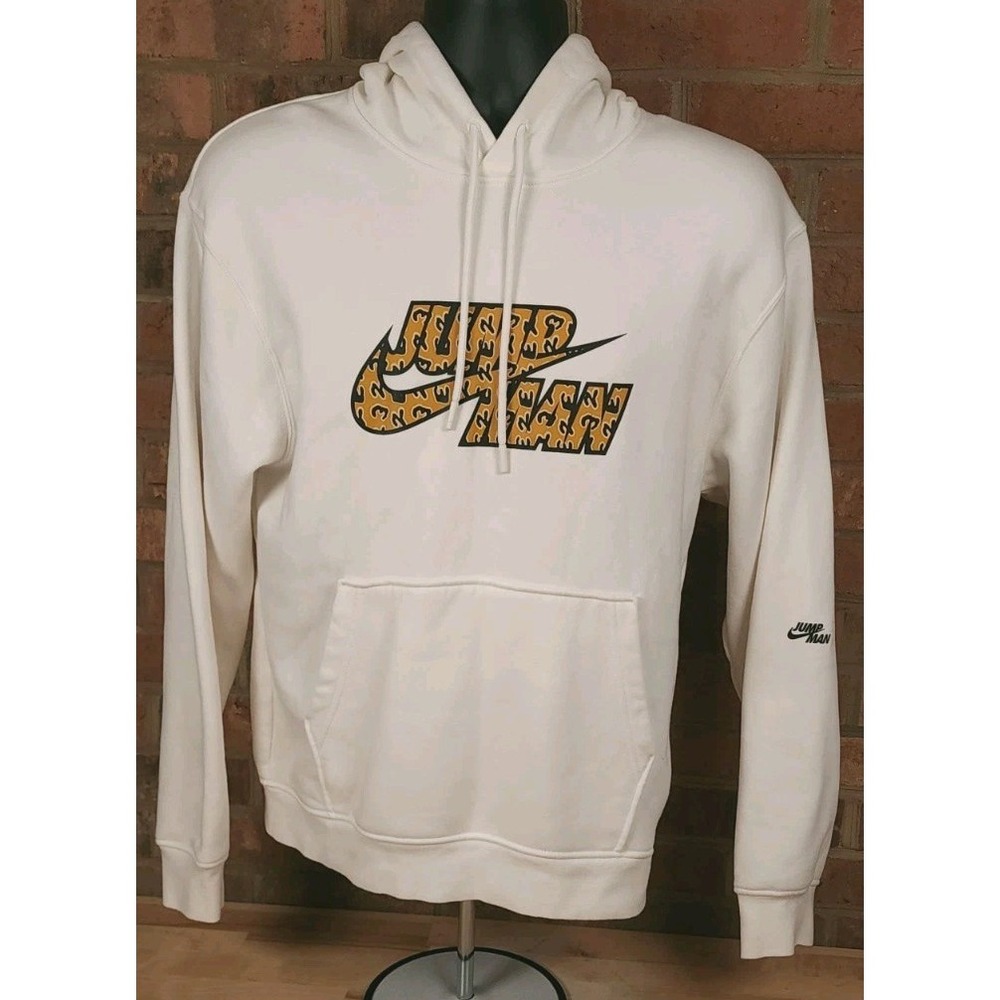 Nike Air Jordan Flight MVP Jumpman Fleece Hoodie Jacket Mens Small DQ8037-252